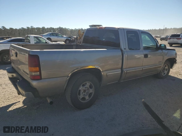 2001 Chevrolet Silverado 1500 LT with VIN 2GCEC19T911299476, listed as a Copart auction lot 87938605 with 0 mi miles and Salvage Title. Bid and sale history available at carsss.com. Image 3.