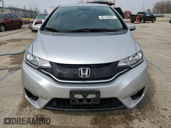 2015 Honda Fit EX-L with VIN 3HGGK5H86FM701195, listed as a Copart auction lot 50150885 with 0 mi miles and Salvage Title. Bid and sale history available at carsss.com. Image 5.