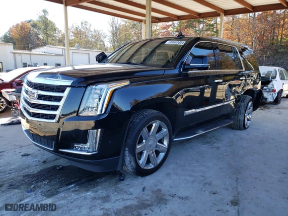 2018 Cadillac Escalade Luxury with VIN 1GYS3BKJ8JR197833, listed as a Copart auction lot 83692694 with 69,821 mi miles and Salvage Title. Bid and sale history available at carsss.com. Image 1.