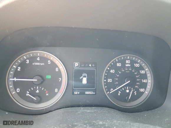2016 Hyundai Tucson SE with VIN KM8J33A47GU224024, listed as a Copart auction lot 51810465 with 99,053 mi miles and Salvage Title. Bid and sale history available at carsss.com. Image 9.