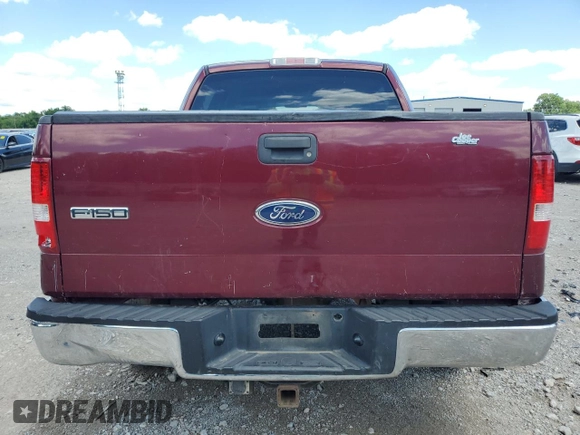 2005 Ford F-150 XLT z VIN 1FTPW12595FB16071, wystawiony jako Copart lot #58891745 z przebiegiem Nie podano mil oraz Szkoda całkowita • Salvage title. Historia ofert i sprzedaży dostępna na DreamBid. Obrazek 6.