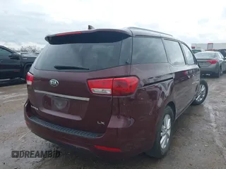 2017 Kia Sedona LX with VIN KNDMB5C16H6237873, listed as a IAAI auction lot 41914092 with 105,900 mi miles and . Bid and sale history available at DreamBid. Image 4.