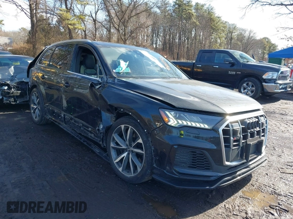 2022 Audi SQ7 Premium Plus z VIN WA1AWBF77ND004382, wystawiony jako IAAI lot #41537565 z przebiegiem 49 833 mil mil oraz . Historia ofert i sprzedaży dostępna na DreamBid. Obrazek 6.
