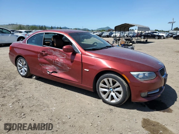 2012 BMW 3 Series 328i with VIN WBADW3C55CE821978, listed as a Copart auction lot 52304695 with 102,656 mi miles and Salvage title. Bid and sale history available at DreamBid. Image 4.