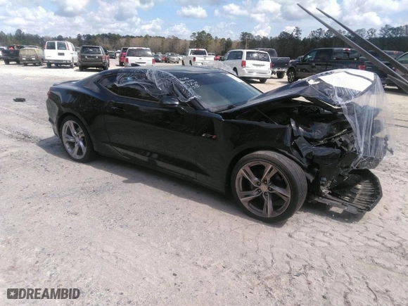 2020 Chevrolet Camaro 1SS with VIN 1G1FF1R72L0125481, listed as a IAAI auction lot 41346812 with 1 mi miles. Bid and sale history available at carsss.com. Image 1.