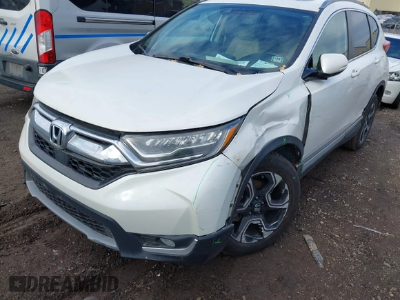 2017 Honda CR-V Touring with VIN 5J6RW2H92HL040217, listed as a IAAI auction lot 41044193 with 180,842 mi miles. Bid and sale history available at carsss.com. Image 17.