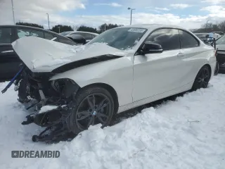 2017 BMW 2 Series M240i xDrive with VIN WBA2G3C51HV640971, listed as a Copart auction lot 43590235 with 84,600 mi miles and Salvage Title. Bid and sale history available at carsss.com. Image 1.