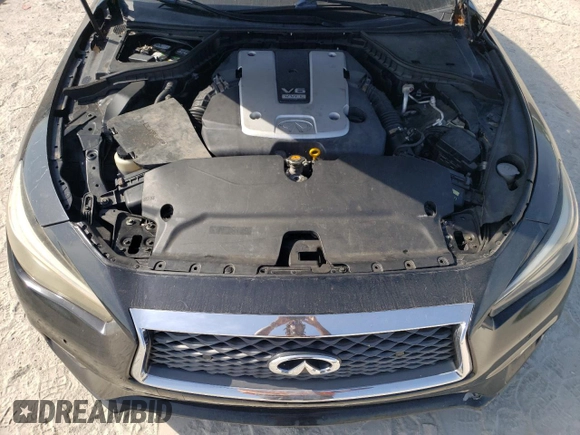 2015 Infiniti Q50 Premium with VIN JN1BV7AR4FM418940, listed as a Copart auction lot 55661885 with 71,352 mi miles and Clean Title. Bid and sale history available at carsss.com. Image 11.