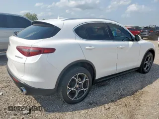 2018 Alfa Romeo Stelvio Ti z VIN ZASFAKBN9J7B76119, wystawiony jako Copart lot #57580225 z przebiegiem 111 851 mil mil oraz Czysty tytuł • Clean title. Historia ofert i sprzedaży dostępna na DreamBid. Obrazek 3.