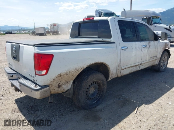 2007 Nissan Titan LE with VIN 1N6AA07B27N214751, listed as a IAAI auction lot 42325152 with 174,765 mi miles and . Bid and sale history available at DreamBid. Image 4.