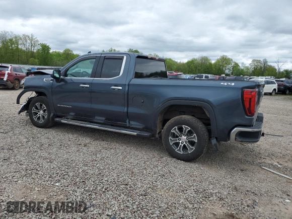 2020 GMC Sierra 1500 SLT z VIN 1GTV9DEL0LZ140278, wystawiony jako Copart lot #56816405 z przebiegiem 65 759 mil mil oraz Szkoda całkowita • Salvage title. Historia ofert i sprzedaży dostępna na DreamBid. Obrazek 2.