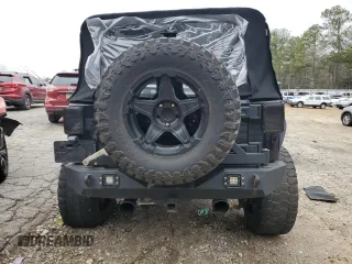 2008 Jeep Wrangler Unlimited Sahara with VIN 1J4GA59168L580525, listed as a Copart auction lot 47147905 with 223,138 mi miles and Salvage Title. Bid and sale history available at carsss.com. Image 6.
