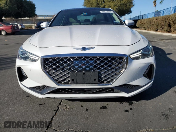 2019 Genesis G70 2.0T Advanced with VIN KMTG34LA1KU026797, listed as a Copart auction lot 89213515 with 29,777 mi miles and Salvage Title. Bid and sale history available at carsss.com. Image 5.