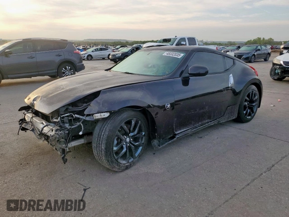 2015 Nissan 370Z with VIN JN1AZ4EH1FM442502, listed as a Copart auction lot 48332035 with 101,462 mi miles and Salvage Title. Bid and sale history available at carsss.com. Image 1.