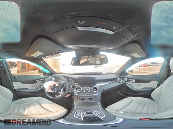2017 Mercedes-Benz C 43 AMG with VIN 55SWF6EB7HU188565, listed as a Copart auction lot 87072524 with Not Provided miles and Salvage Title. Bid and sale history available at DreamBid. Image 12.