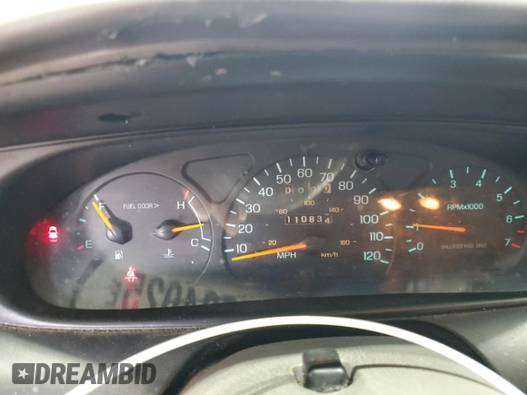1997 Ford Taurus LX with VIN 1FALP53S8VA114239, listed as a Copart auction lot 56534025 with 110,834 mi miles and Salvage title. Bid and sale history available at DreamBid. Image 9.