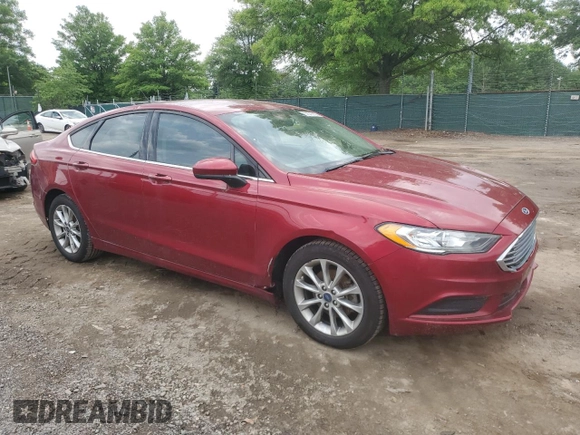 2017 Ford Fusion SE with VIN 3FA6P0HD2HR308902, listed as a Copart auction lot 57583105 with 105,131 mi miles and Clean title. Bid and sale history available at DreamBid. Image 4.
