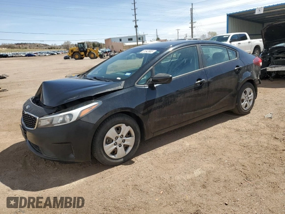 2017 Kia Forte LX with VIN 3KPFK4A70HE116356, listed as a Copart auction lot 51543985 with 83,380 mi miles and Salvage Title. Bid and sale history available at carsss.com. Image 1.