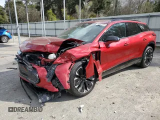 2024 Chevrolet Blazer EV eAWD RS z VIN 3GNKDCRJ4RS164939, wystawiony jako Copart lot #43807305 z przebiegiem 2020 mil mil oraz Szkody całkowita. Historia ofert i sprzedaży dostępna na DreamBid. Obrazek 1.