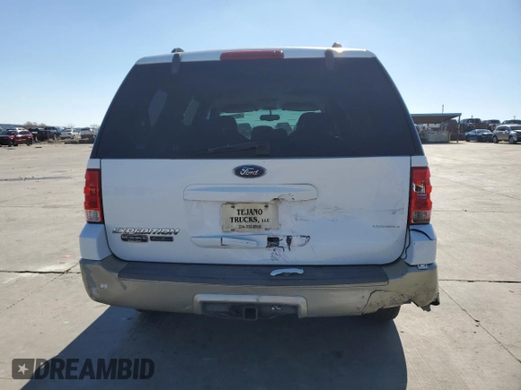 2005 Ford Expedition Eddie Bauer with VIN 1FMPU17585LA87612, listed as a Copart auction lot 43434665 with 199,950 mi miles and Salvage Title. Bid and sale history available at carsss.com. Image 6.