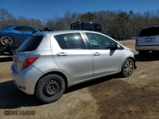 2014 Toyota Yaris L with VIN JTDKTUD36ED596842, listed as a Copart auction lot 48792795 with 145,656 mi miles and Salvage Title. Bid and sale history available at carsss.com. Image 3.