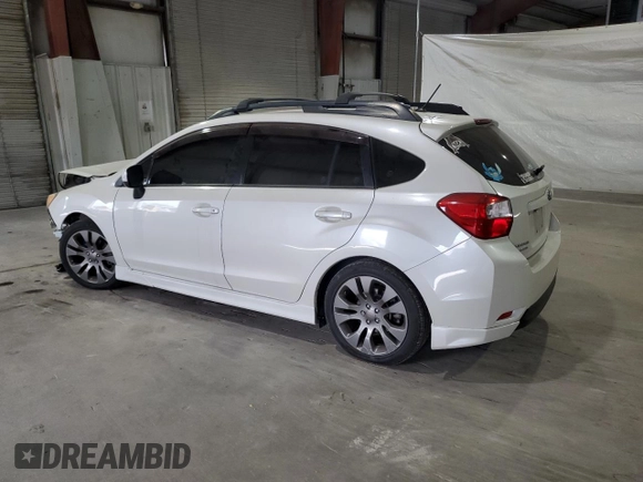 2014 Subaru Impreza Special Sports Limited with VIN JF1GPAS61E8231117, listed as a Copart auction lot 74057684 with 128,636 mi miles and Salvage title. Bid and sale history available at DreamBid. Image 2.