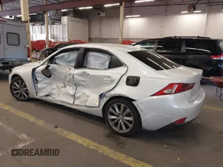 2015 Lexus IS 250 with VIN JTHBF1D27F5047352, listed as a IAAI auction lot 41573703 with 1 mi miles. Bid and sale history available at carsss.com. Image 3.