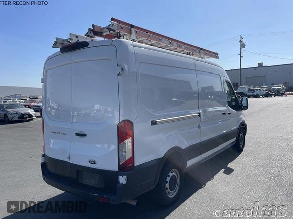 2021 Ford Transit Cargo with VIN 1FTBR1C83MKA20226, listed as a IAAI auction lot 42835281 with 53,381 mi miles and . Bid and sale history available at DreamBid. Image 9.