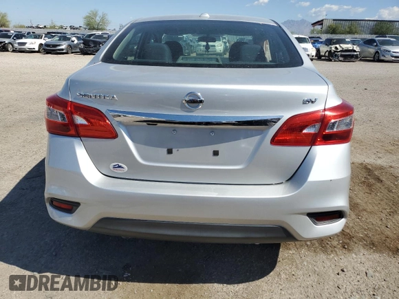 2017 Nissan Sentra SV z VIN 3N1AB7AP7HY394393, wystawiony jako Copart lot #56209135 z przebiegiem 84 022 mil mil oraz Szkoda całkowita • Salvage title. Historia ofert i sprzedaży dostępna na DreamBid. Obrazek 6.