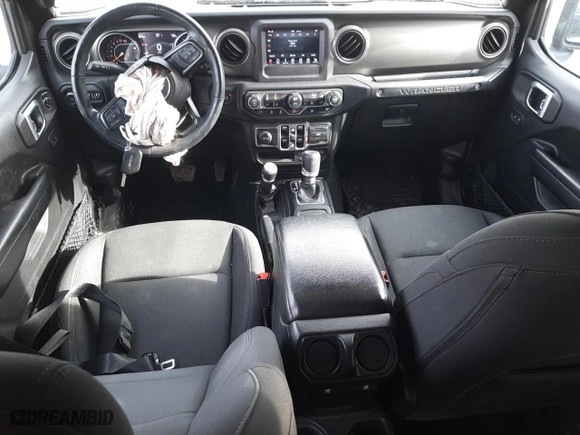 2018 Jeep Wrangler Unlimited Sport S with VIN 1C4HJXDG9JW135668, listed as a Copart auction lot 45113785 with 97,538 mi miles and Salvage Title. Bid and sale history available at carsss.com. Image 8.