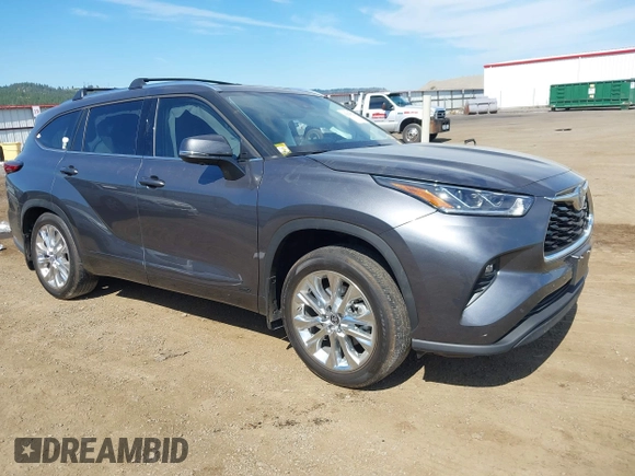2023 Toyota Highlander Hybrid Limited с VIN 5TDXBRCHXPS122340, выставлен на аукционе IAAI как лот 42620923 с пробегом 6 820 миль миль и . История ставок и продаж доступна на DreamBid. Изображение 1.