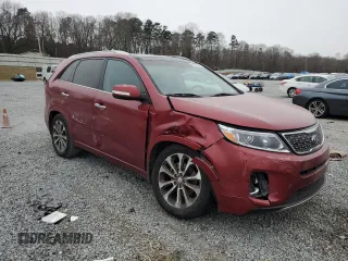 2015 Kia Sorento SX with VIN 5XYKW4A70FG637550, listed as a Copart auction lot 41366245 with 117,592 mi miles and Salvage Title. Bid and sale history available at carsss.com. Image 4.