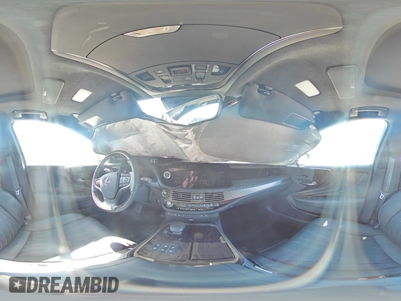 2024 Lexus LS 500 with VIN JTHD51GF5R5012520, listed as a Copart auction lot 49307425 with 1,728 mi miles and Salvage title. Bid and sale history available at DreamBid. Image 13.