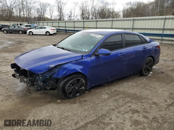 2023 Hyundai Elantra SEL with VIN KMHLM4AG1PU393235, listed as a Copart auction lot 53298915 with 52,403 mi miles and Salvage title. Bid and sale history available at DreamBid. Image 1.