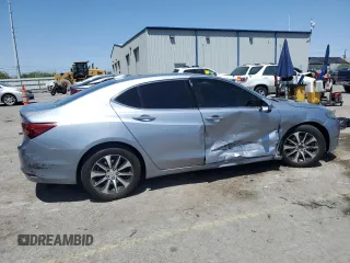 2015 Acura TLX with VIN 19UUB1F37FA026831, listed as a Copart auction lot 58737345 with 113,436 mi miles and Salvage title. Bid and sale history available at DreamBid. Image 3.