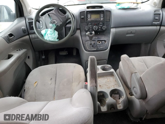 2009 Kia Sedona EX with VIN KNDMB233496314323, listed as a Copart auction lot 86199194 with Not Provided miles and Salvage Title. Bid and sale history available at carsss.com. Image 8.