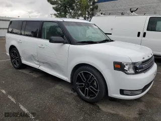 2014 Ford Flex SEL with VIN 2FMGK5C88EBD21017, listed as a Copart auction lot 53649285 with 70,880 mi miles and Salvage Title. Bid and sale history available at carsss.com. Image 4.