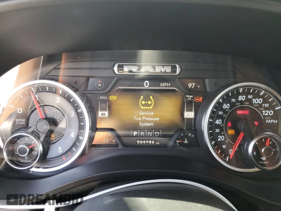 2020 Ram 1500 Laramie with VIN 1C6SRFJM6LN208434, listed as a Copart auction lot 58059085 with 64,786 mi miles and Salvage title. Bid and sale history available at DreamBid. Image 9.