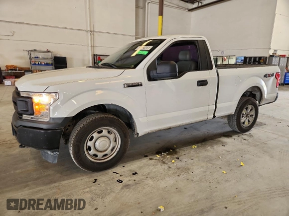 2018 Ford F-150 XL with VIN 1FTMF1EB7JFD61174, listed as a Copart auction lot 62522405 with 141,624 mi miles and Clean title. Bid and sale history available at DreamBid. Image 1.