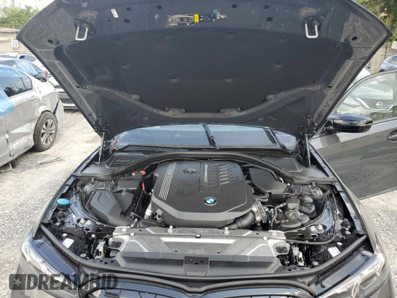 2024 BMW 3 Series M340i with VIN 3MW49FS08R8E86211, listed as a Copart auction lot 71483224 with 860 mi miles and Salvage Title. Bid and sale history available at carsss.com. Image 11.