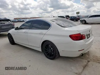 2013 BMW 5 Series 535i xDrive with VIN WBAFU7C58DDU73395, listed as a Copart auction lot 53998655 with 79,120 mi miles and Salvage title. Bid and sale history available at DreamBid. Image 2.