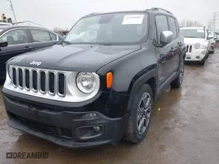 2015 Jeep Renegade Limited with VIN ZACCJADT4FPB24733, listed as a IAAI auction lot 41498989 with 134,427 mi miles. Bid and sale history available at carsss.com. Image 17.