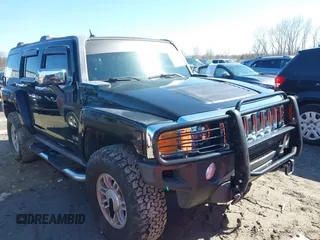 2007 Hummer H3 SUV with VIN 5GTDN13E578253545, listed as a IAAI auction lot 41737992 with 177,792 mi miles and . Bid and sale history available at DreamBid. Image 1.
