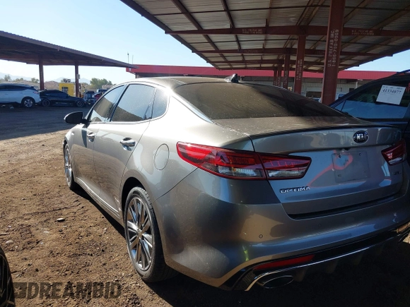 2017 Kia Optima SX Limited with VIN 5XXGV4L24HG166973, listed as a IAAI auction lot 41338168 with 52,396 mi miles and . Bid and sale history available at DreamBid. Image 3.