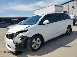 2014 Toyota Sienna LE AAS with VIN 5TDKK3DC7ES451617, listed as a Copart auction lot 53105485 with 155,577 mi miles and Salvage title. Bid and sale history available at DreamBid. Image 1.