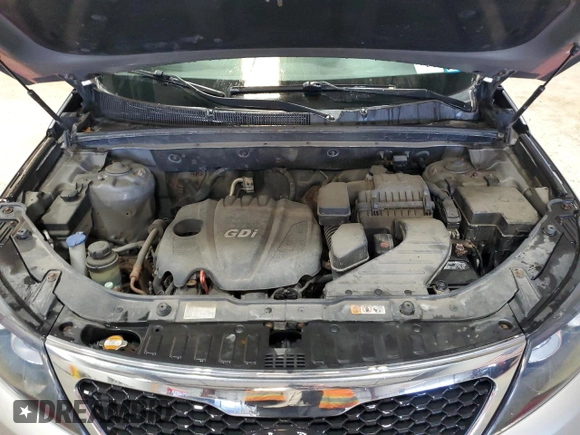 2013 Kia Sorento LX with VIN 5XYKTCA61DG422833, listed as a Copart auction lot 49278495 with 66,587 mi miles and Salvage Title. Bid and sale history available at carsss.com. Image 12.