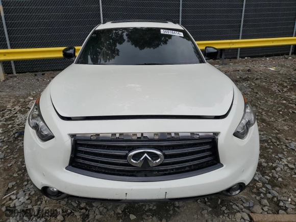 2017 Infiniti QX70 with VIN JN8CS1MUXHM144335, listed as a Copart auction lot 56918414 with 69,592 mi miles. Bid and sale history available at carsss.com. Image 5.