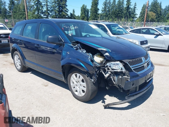 2014 Dodge Journey SE z VIN 3C4PDCAB3ET209912, wystawiony jako IAAI lot #42854043 z przebiegiem 84 624 mil mil oraz . Historia ofert i sprzedaży dostępna na DreamBid. Obrazek 1.