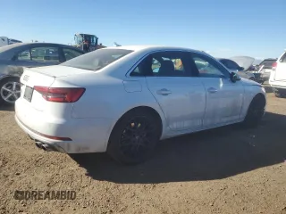 2018 Audi S4 Premium Plus with VIN WAUB4AF43JA003478, listed as a Copart auction lot 47081215 with 97,548 mi miles and Non Repairable. Bid and sale history available at carsss.com. Image 3.