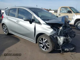2015 Nissan Note S with VIN 3N1CE2CP0FL447865, listed as a IAAI auction lot 41578442 with 90,837 mi miles and . Bid and sale history available at DreamBid. Image 1.